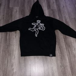 Black Hasta Muerte Hoodie Size L 