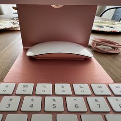 24 Inch Late 2021 iMac M1, 8 Gig, 256gig Hard Drive Pink Edition
