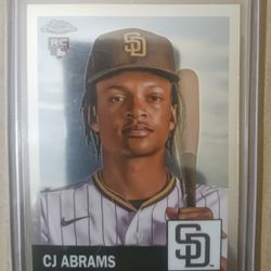 Super Nice C.J. Abrams Rookie Card In MINT CONDITION 