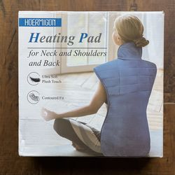 Hoermigon Weighted Heating Pad Neck/Shoulders Adjustable-6 Heat Settings Soft