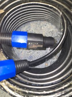 SpeakON Speaker Cable 2×2.5 mm NL4 Style Blue Lock – Pro PA Cord