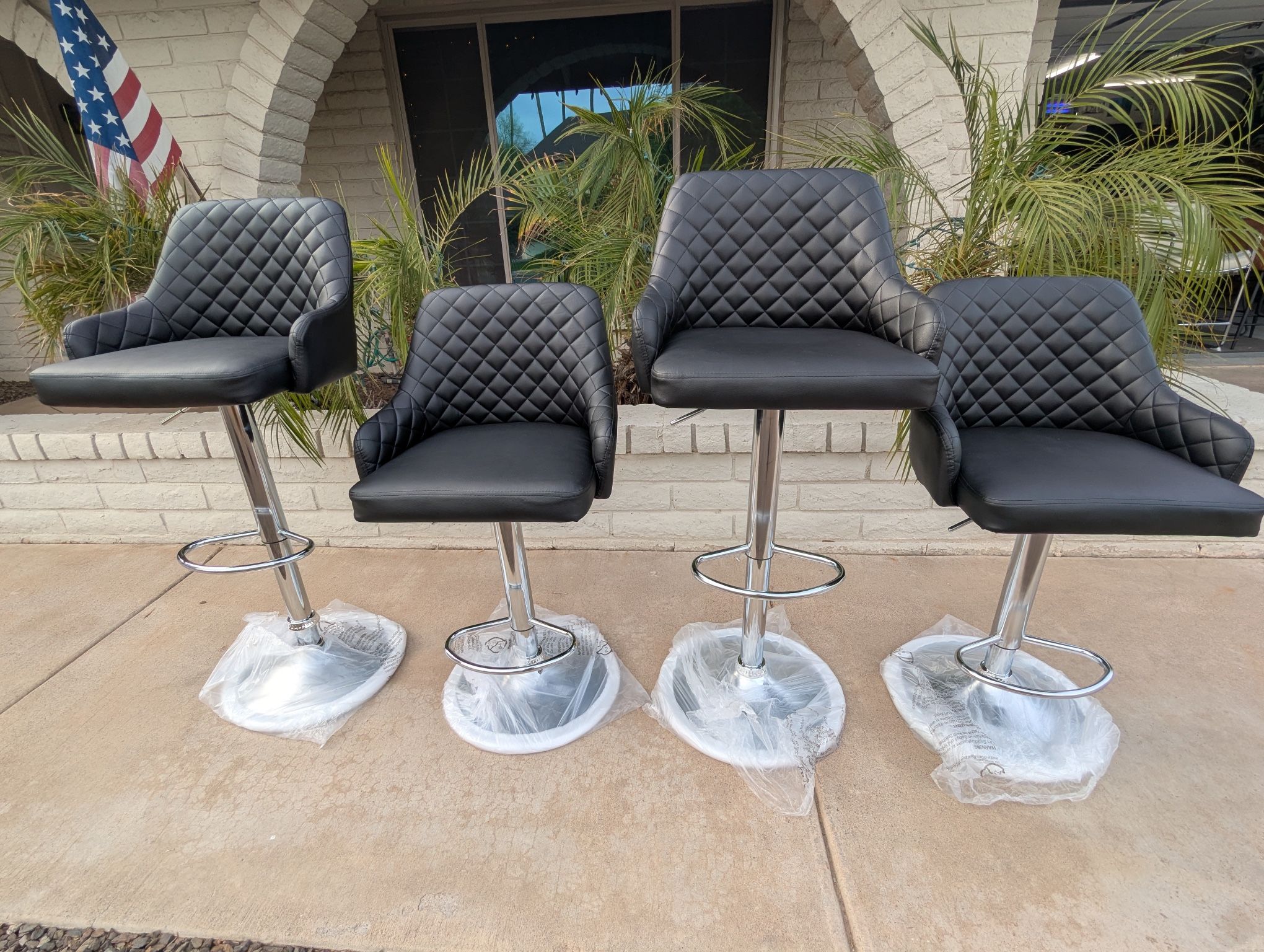 Brand New adjustable height bar stools