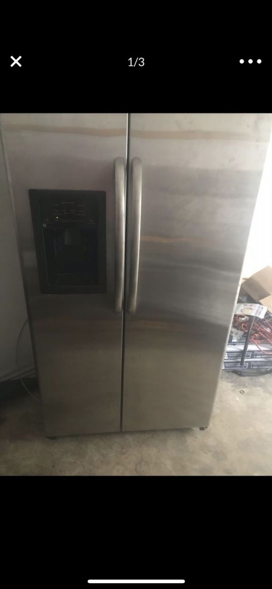 Refrigerator Stainless steel GE