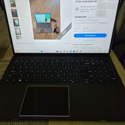 Dell Laptop with touchscreen ryzen 7