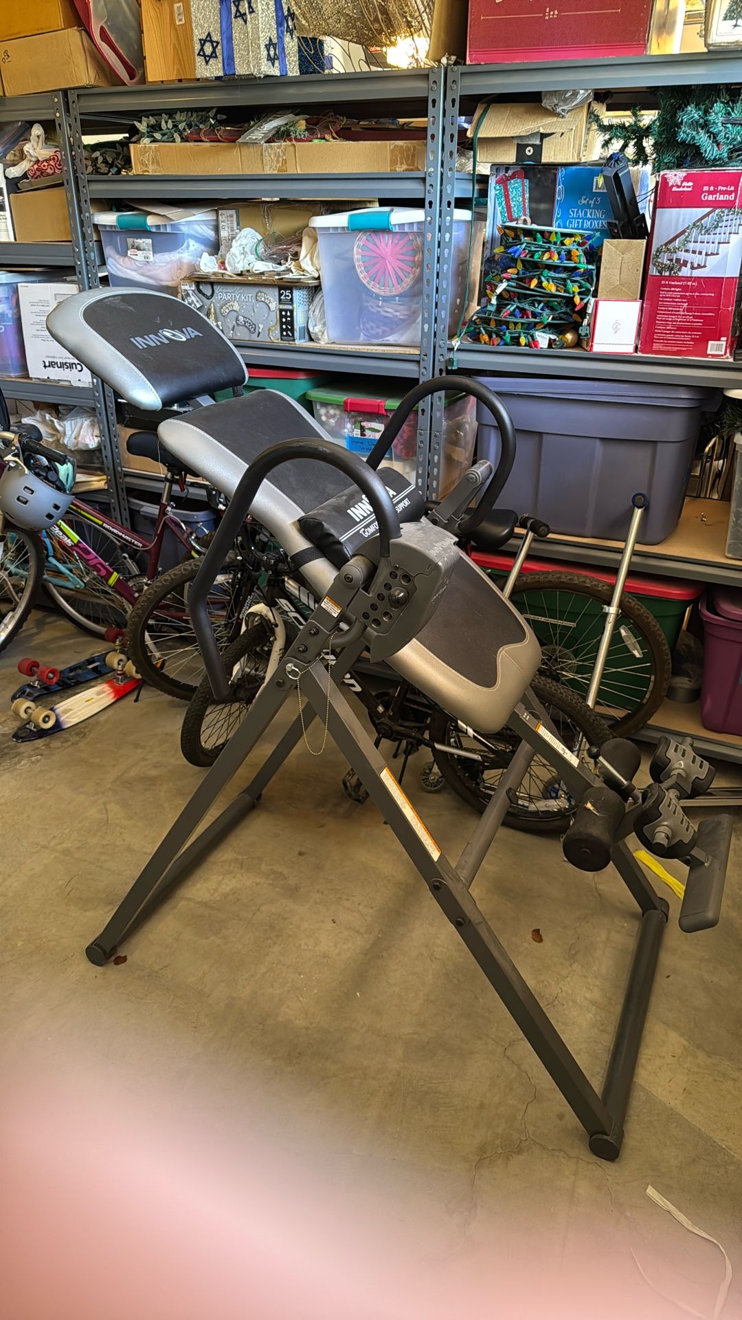 Inversion table