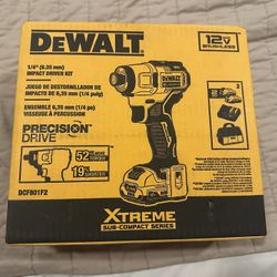 Brand New DeWalt 12V MAX Brushless Impact Driver Kit DCF801F2