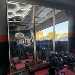 3 Large mirrors