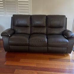 Brown Leather recliner