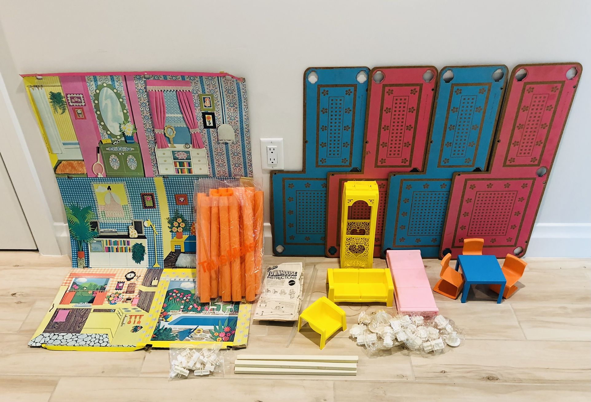 Barbie Vintage Townhouse - 3 Story Playset With Elevator