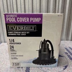 🔥 1/4 hp Submersible Pool Cover Pump (retail $198)