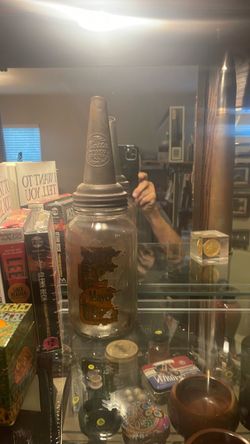 Vintage oil spout. THE MASTER