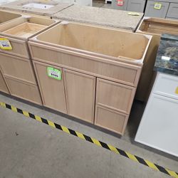 36" Slim Shaker White Oak Solid Wood Bathroom Vanity Cabinet Only 