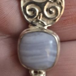 925 sliver  Pendant Natural Gemstone 