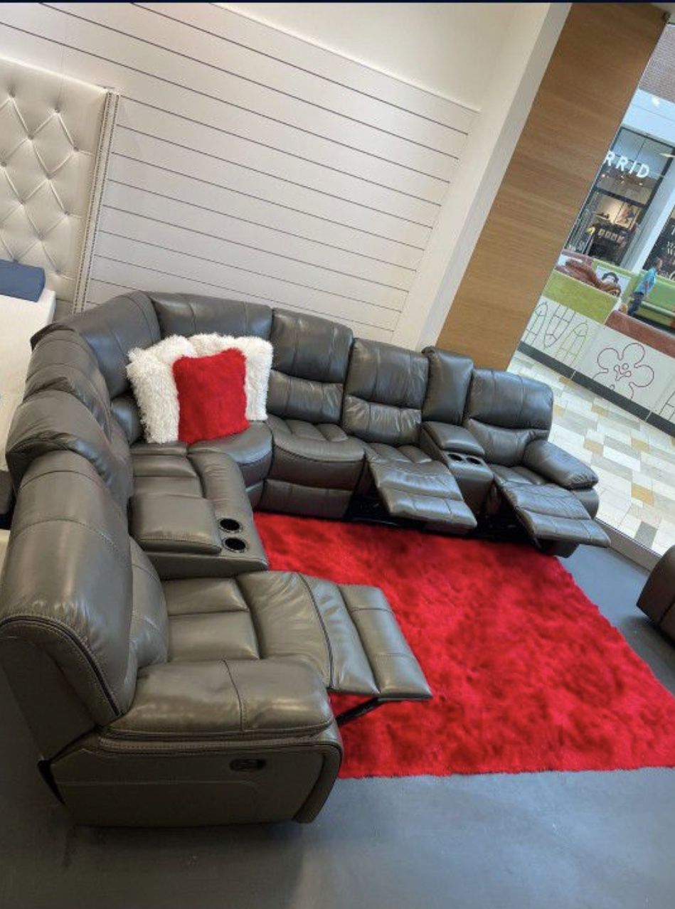 COMFY NEW MADRID RECLINING SECTIONAL SOFA ON SALE ONLY $1499. IN STOCK SAME DAY DELIVERY 🚚 EASY FINANCING