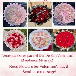 FLOWER BOUQUETS/RAMOS/FLOWERS/SAN VALENTIN/ FLORES/ VALENTINES DAY 