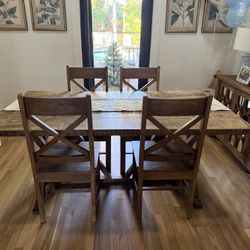 Nadeau Dining Table And  4 Chairs 