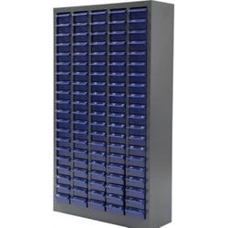 100 Drawer Cabinet for Bolts and Nuts, Tool Storage Cabinet, Parts Storage Shelves with Drawer, ABS Material for Storage Brand New D360 Has dents on t