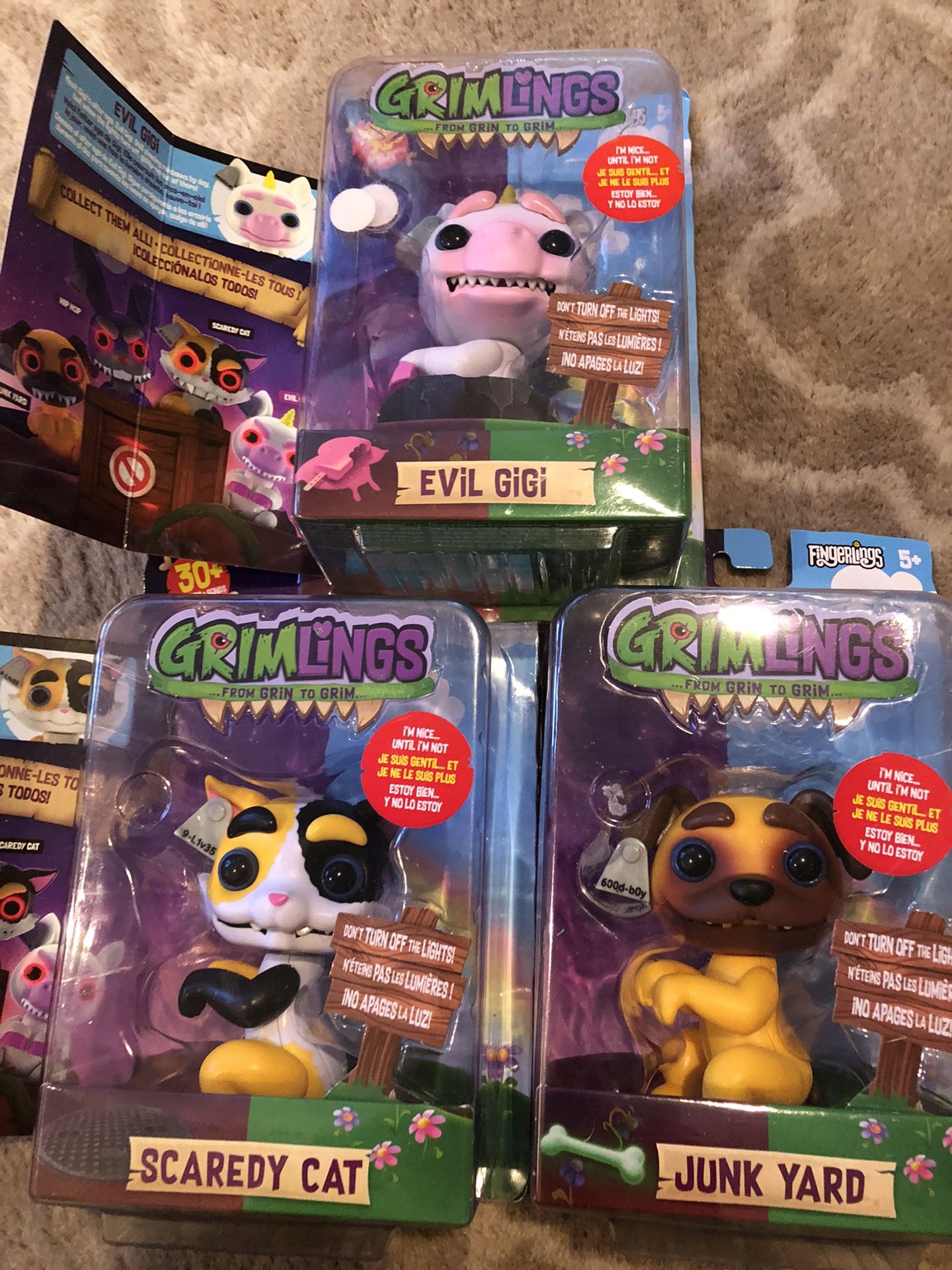 Fingerlings. Grimlings.