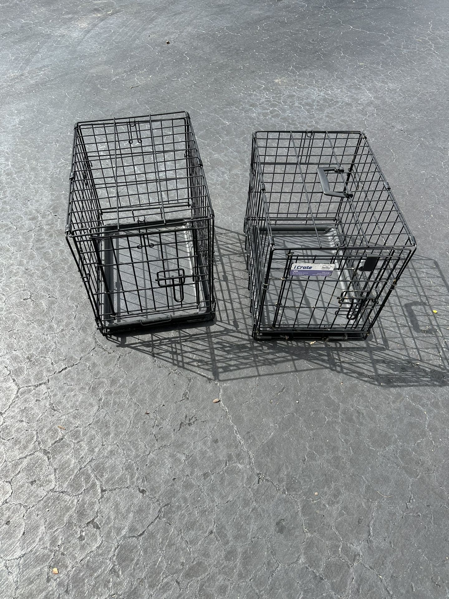 2 Smaller Dog Cages