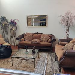 Sofas And Chairs And Table