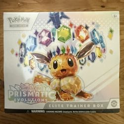 Pokemon Prismatic Evolutions Elite Trainer Box