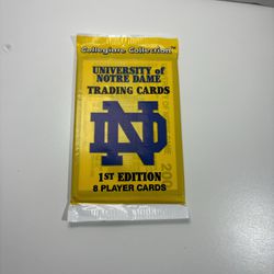 Collegiate Collection University of Notre Dame 8 Cards 1st Edition