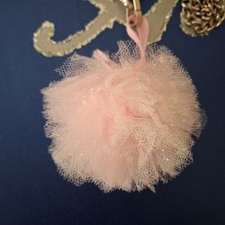 Glitter Tule Pom for Keychain 🔑