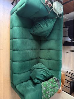 Green couch