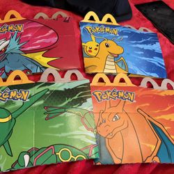 Pokémon Happy Meal Empty Boxes