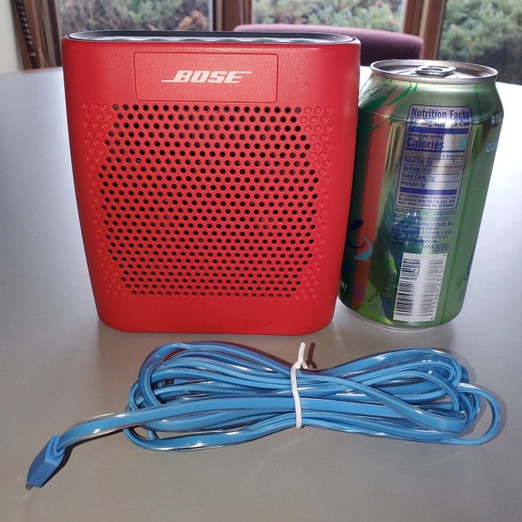 Bose SoundLink Bluetooth Red Portable Speaker Charging Cord