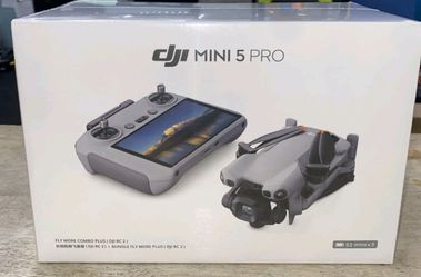 DJI Mini 5 Pro Fly More Combo Plus RC 2 Controller 52min 3 Battery Drone