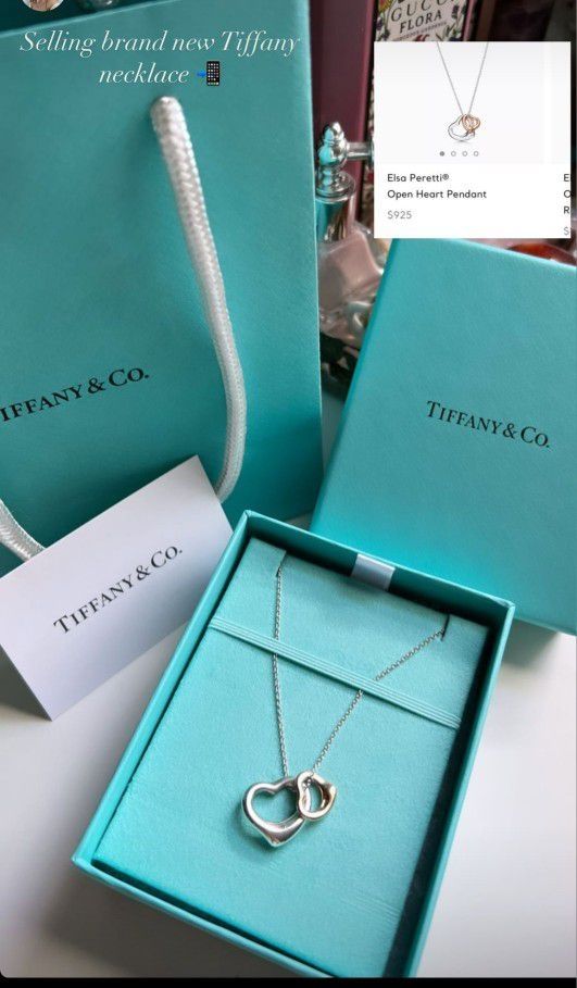 Authentic Tiffany Necklace &  Pendant