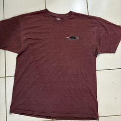 Cool And Casual Maroon Van’s Tee