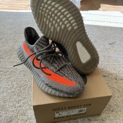 Near DS Authentic Adidas 350 Boost V2 Beluga Reflective Mens Size 9 1/2, Not Slides, Foam Runners, Wave
