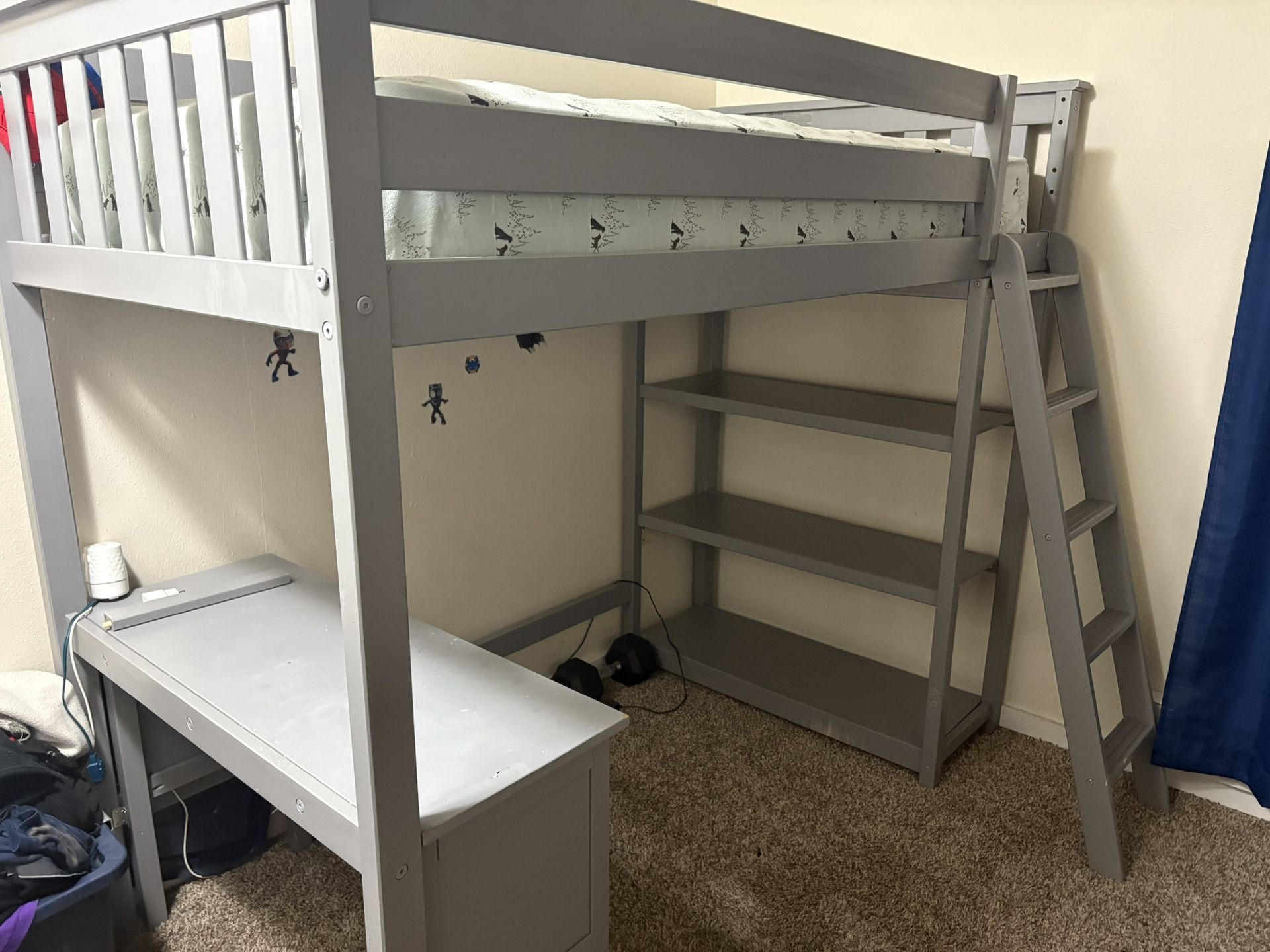 Bunk Bed With Desk Under 