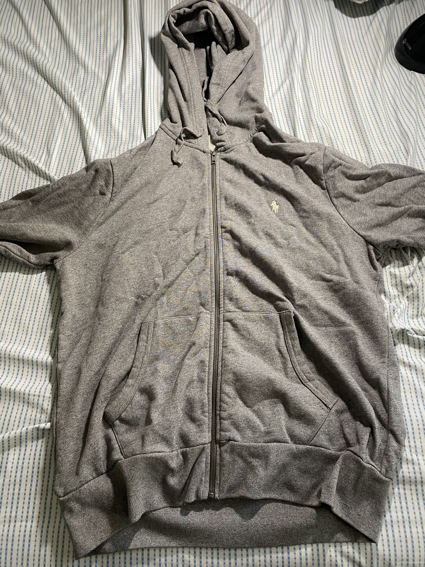 L grey polo Ralph Lauren jacket