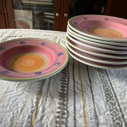 Set Of 8 Plates