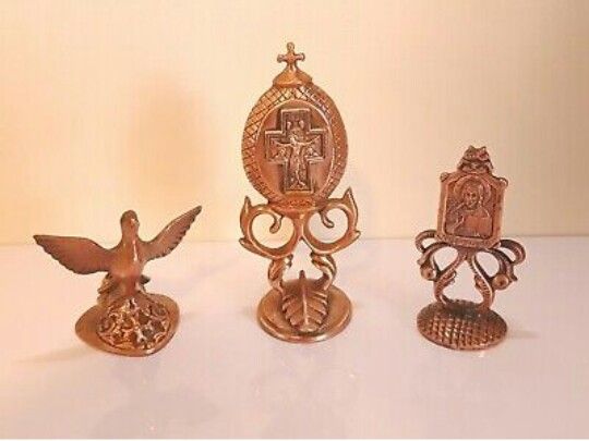 Bronze Christian Orthodox Candle holders