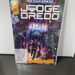 2000 AD ALL STAR JUDGE DREDD FCBD 2021 FREE COMIC BOOK DAY NO STAMPS STICKER NM