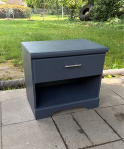 Gray nightstand