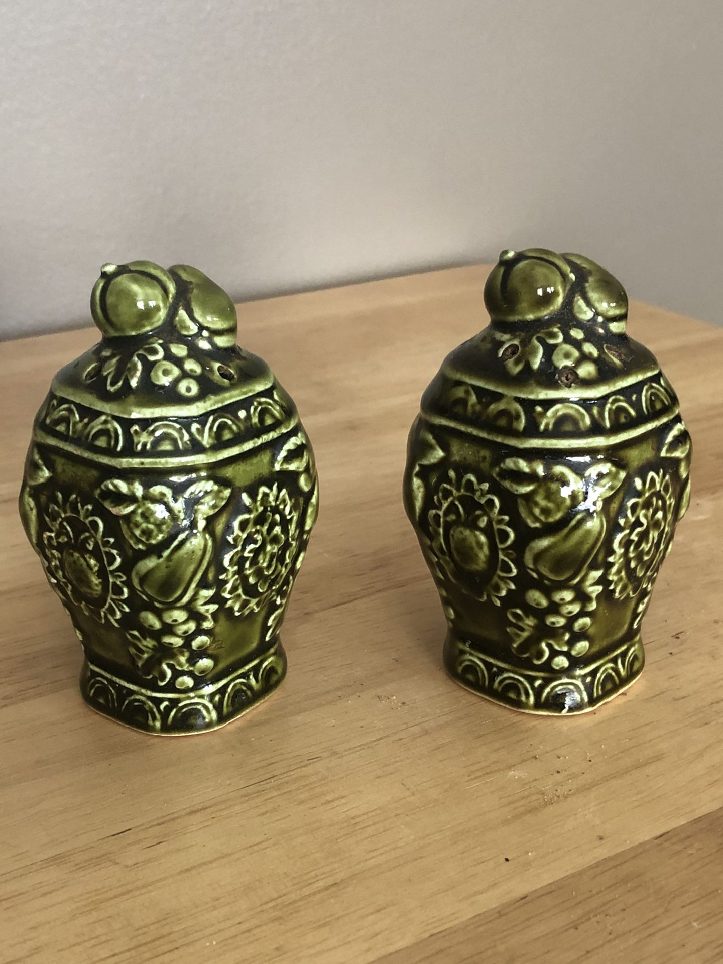 Vintage salt and pepper shakers