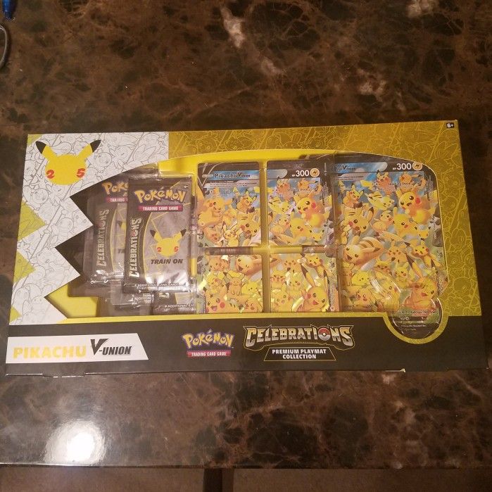 Pokemon Celebrations Premium Playmat Collection - Pikachu V-UNION