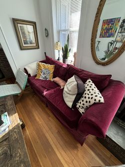 1998 Vintage Velvet Couch