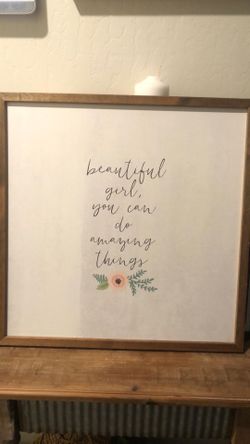 Girls room frame