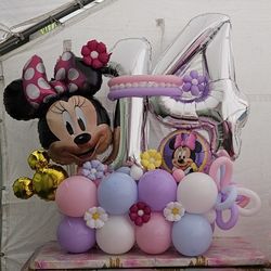 Minnie Mouse Balloon Bouquet 