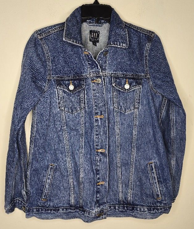 Gap Maternity Women's Blue Denim Jacket Size Xs