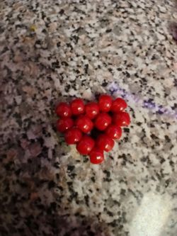 kandi heart Keychain