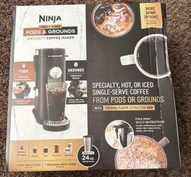 Ninja Single-Serve Pods & Grounds Coffee Maker New in box