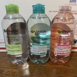 garnier micellar water(3 bottles)