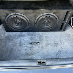 Massive Audio GT12 1000 Watts 12" Dual 4 Ohm Car Audio Subwoofer GT124 W/ Grille( PLEASE LOOK THROUGH ALL PICTURES READ ALL)